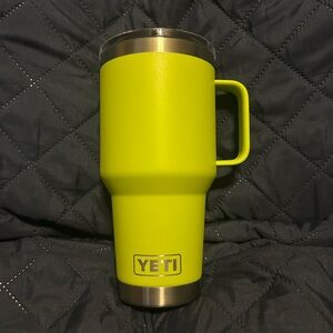 Yeti Rambler 30 oz Travel Mug with Stronghold Lid, Chartreuse
